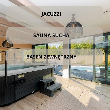 Mielnovo - Dom Z Basenem, Sauna I Jacuzzi Großmöllen Exterior foto